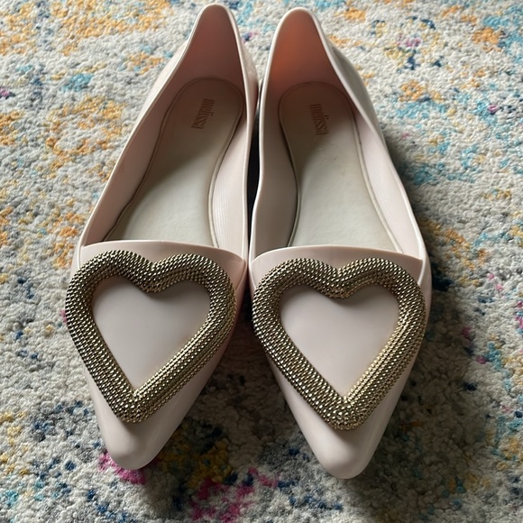 Melissa Pointy Heart Flats - Picture 4 of 6